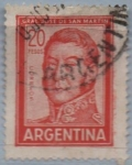 Stamps Argentina -  General San Martin