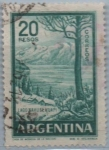 Stamps Argentina -  Lago Mauuel Huapi