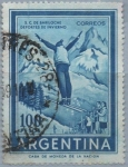 Stamps Argentina -  salto d' Esqui