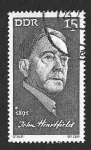 Stamps Germany -  1272 - John Heartfield (DDR)