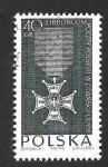 Stamps Poland -  1274 - Cruz Militar Virtuti