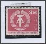 Stamps Germany -  Escudo d' DDR