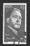 Stamps Germany -  1272 - John Heartfield (DDR)