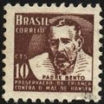 Stamps Brazil -  Padre BENTO. Preservación de la infancia contra el mal de HANSEN..