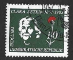 Stamps Germany -  361 - Centenario del Nacimiento de Clara Zetkin (DDR)