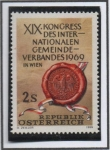 Stamps Austria -  XIX Congreso Viena