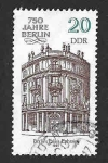 Stamps Germany -  2587 - 750 Aniversario de la Ciudad de Berlín (DDR)