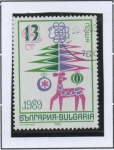 Stamps Bulgaria -  Navidad'88