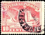 Stamps America - Paraguay -  Faro de Colón, ciudad de Trujillo República Dominicana.