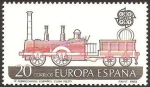 Stamps Spain -  2949 - europa cept, primer ferrocarril español en cuba