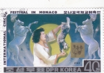 Stamps North Korea -  Circo Internacional en Mónaco