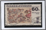 Stamps Czechoslovakia -  Libro d' Ilustraciones: Maidens