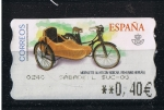 Stamps Spain -  AMTS Mobilette AU-HT con sidecar 1954