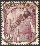 Stamps Spain -  1029 - franco y el castillo de la mota