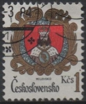 Stamps Czechoslovakia -  Escudos d' Armas: Milevsko