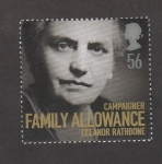 Stamps United Kingdom -  Eleanor Rathbone, promotora ayuda  familiar