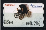 Stamps Spain -  AMTS  Spider con capota año 1705