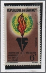 Stamps Benin -  ONU emblema, llama