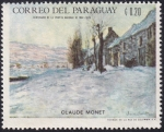 Stamps Paraguay -  Claude Monet