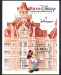 Stamps : Asia : Maldives :  Paseo por el mundo de Mickey y sus amigos