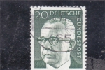 Stamps Germany -  Dr. h.c. Gustav Heinemann (1899-1976), 3er Presidente Federal