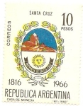 Stamps : America : Argentina :  Santa Cruz