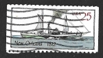 Stamps United States -  2407 - Barco de Vapor