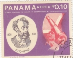 Stamps Panama -  JULIO VERNE