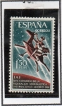 Stamps Spain -  D.Quijote y Sancho sobre Claviqueño