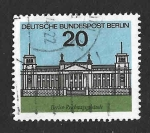 Stamps Germany -  9N213 - Edificio del Reichstag (BERLÍN)