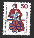 Stamps Germany -  1154 - XXV Aniversario de la Fundación Madres Convalecientes