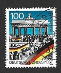 Stamps Germany -  1618 - I Aniversario de la Apertura del Muro de Berlín