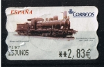 Stamps Spain -  Museo del Ferrocarril Locomotora y tender   año 1900-1901
