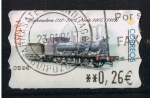 Stamps Spain -  Locomotora  030 - 2103.  Norte 1405  año 1861
