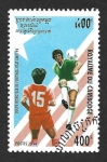 Stamps Cambodia -  1366 - Campeonato del Mundo de Fútbol. USA.