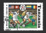 Stamps Tanzania -  1174E - Campeonato del Mundo de Fútbol