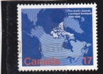 Stamps Canada -  MAPA del artico