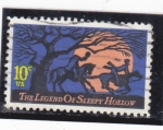 Stamps United States -  La leyenda de Sleepy Hollow