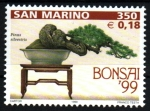 Stamps San Marino -  Expo Bonsai'99