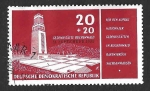 Stamps Germany -  B43 - Memorial del Campo de Concentración en Buchenwald (DDR)