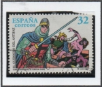 Stamps Spain -  Personajes d Comics: El Guerrero d' Antifaz