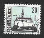 Stamps Czechoslovakia -  1347 - Ciudad de Nitra