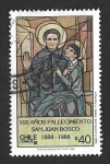 Stamps Chile -  772 - C Años del Fallecimiento de San Juan Bosco