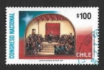 Stamps Chile -  940 - Congreso Nacional