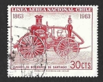 Stamps Chile -  C250 - Centenario del Cuerpo de Bomberos de Santiago