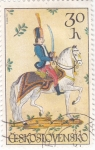 Stamps Czechoslovakia -  jinete a caballo