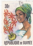 Stamps Guinea -  traje típico 