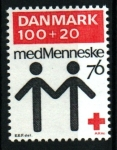 Stamps Denmark -  Centenario Cruz Roja danesa