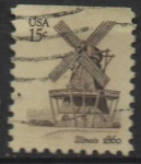 Stamps United States -  Dutch Mill Batavia