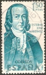 Stamps Spain -  1823 - forjadores de América - esteban jose martinez